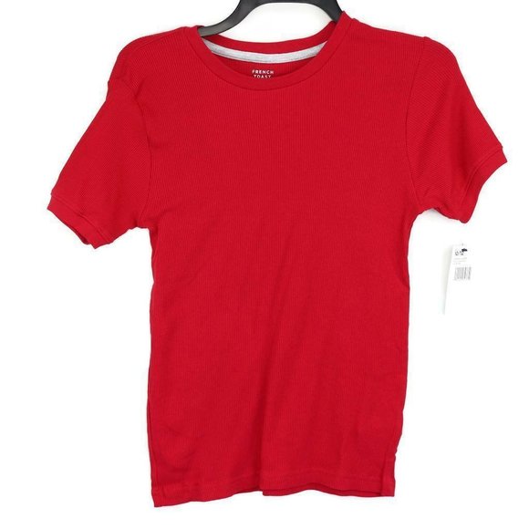 French Toast Other - French Toast Girls T-Shirt Red Textured Crew Neck